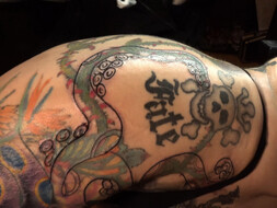 Marie Bossette Deals With a Very Painful Tattoo! for - AltErotic