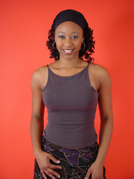 Shalia posing for - I Love Black Girls
